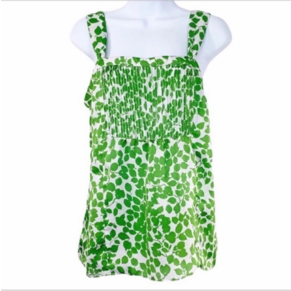 GEORGE leaf design tank top M
